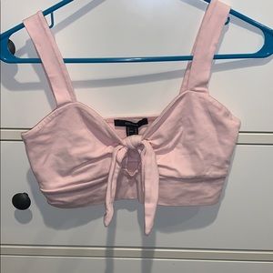 Pink bra top